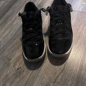 Like New Jordan 11s Retro low Space Jams boys size 2